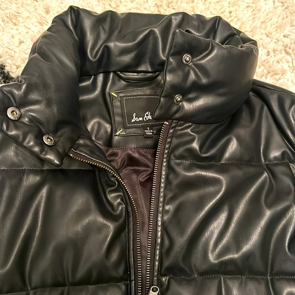Sam Edelman women’s black puffer size small - Picture 5 of 8